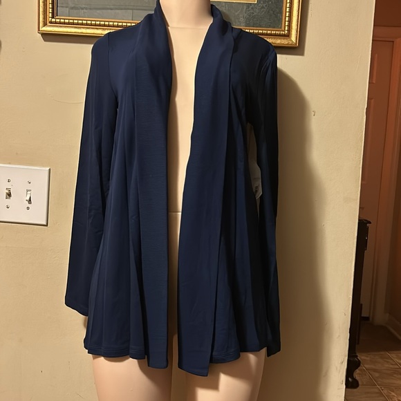 Navy Liz Claiborne cardigan Size S - Picture 1 of 11